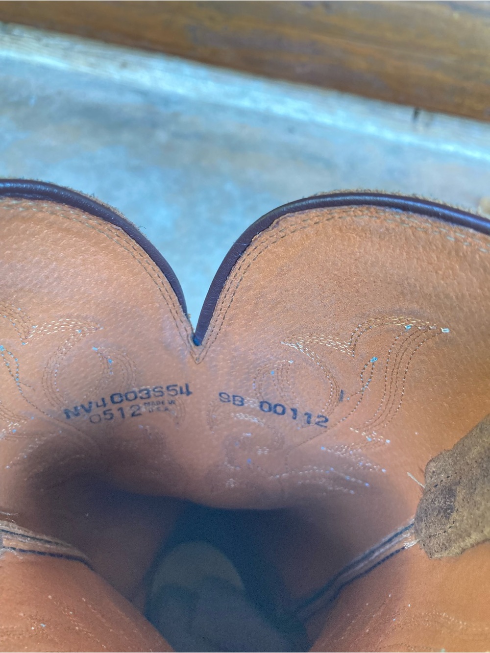 Lucchese | Suede Cowboy Boots - Picture 7 of 9